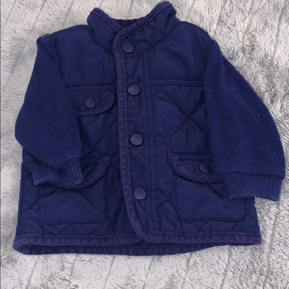old navy blue 3-6 months puffer Baby jacket